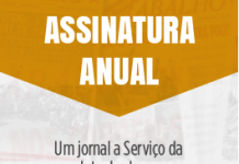 Assinatura do Jornal O Trabalho – 24 Exemplares
