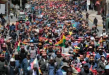 Rebelião popular na Bolívia